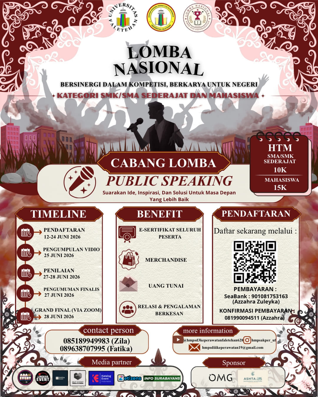 Lomba Nasional Public Speaking 2026 - Poster 2