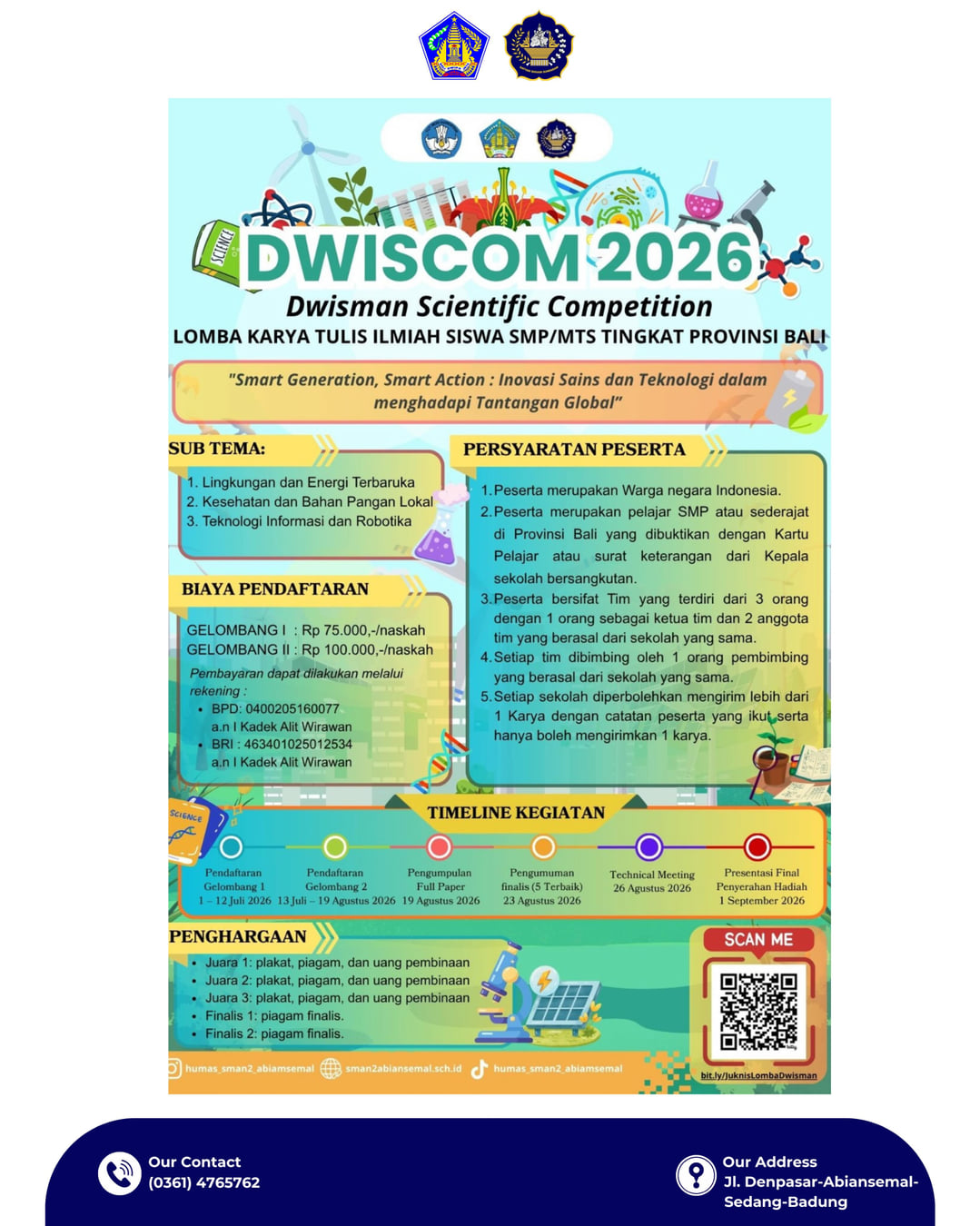 Dwisman Scientific Competition (DWISCOM) 2026 - Poster 2