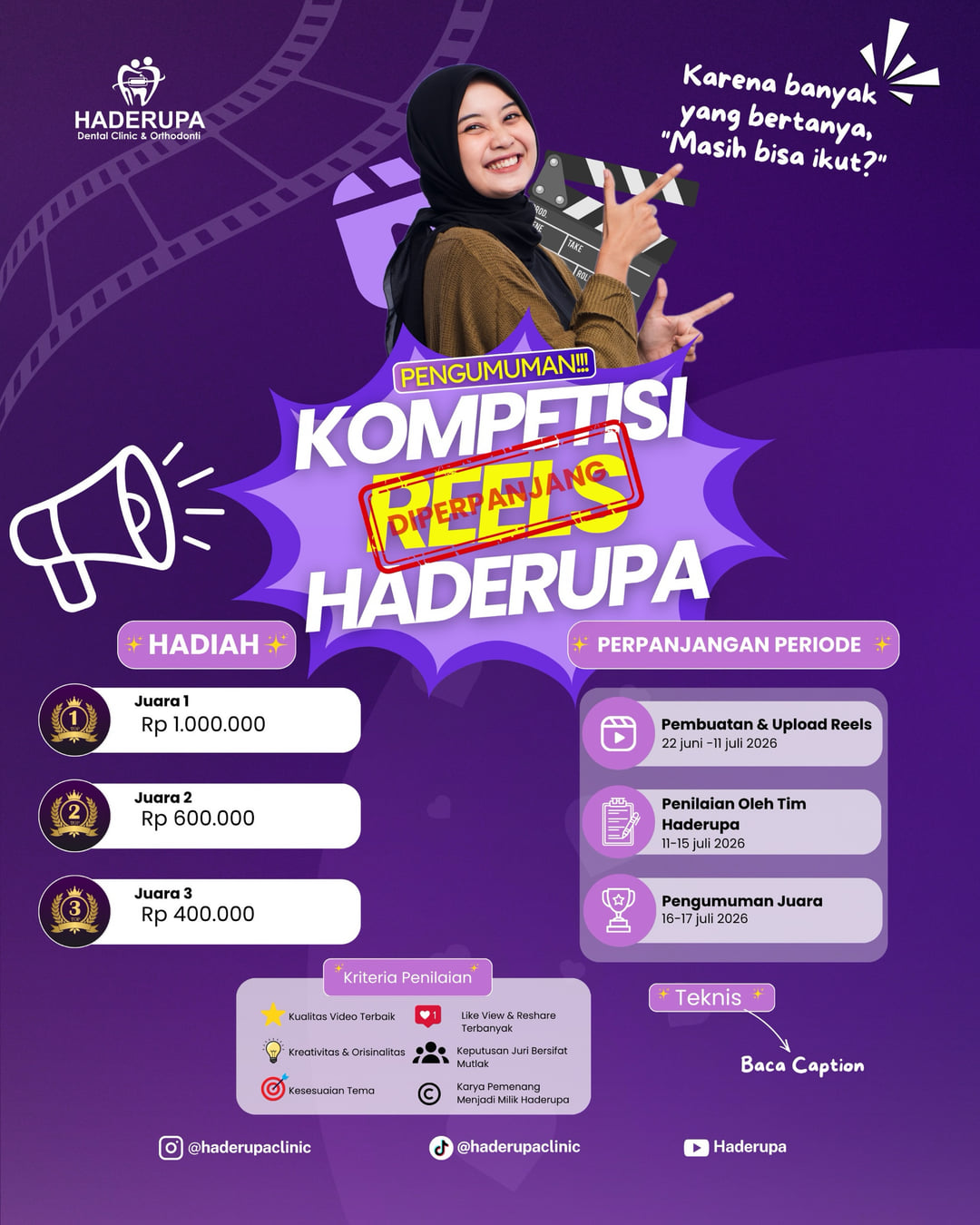 Kompetisi Reels Haderupa - Poster 2