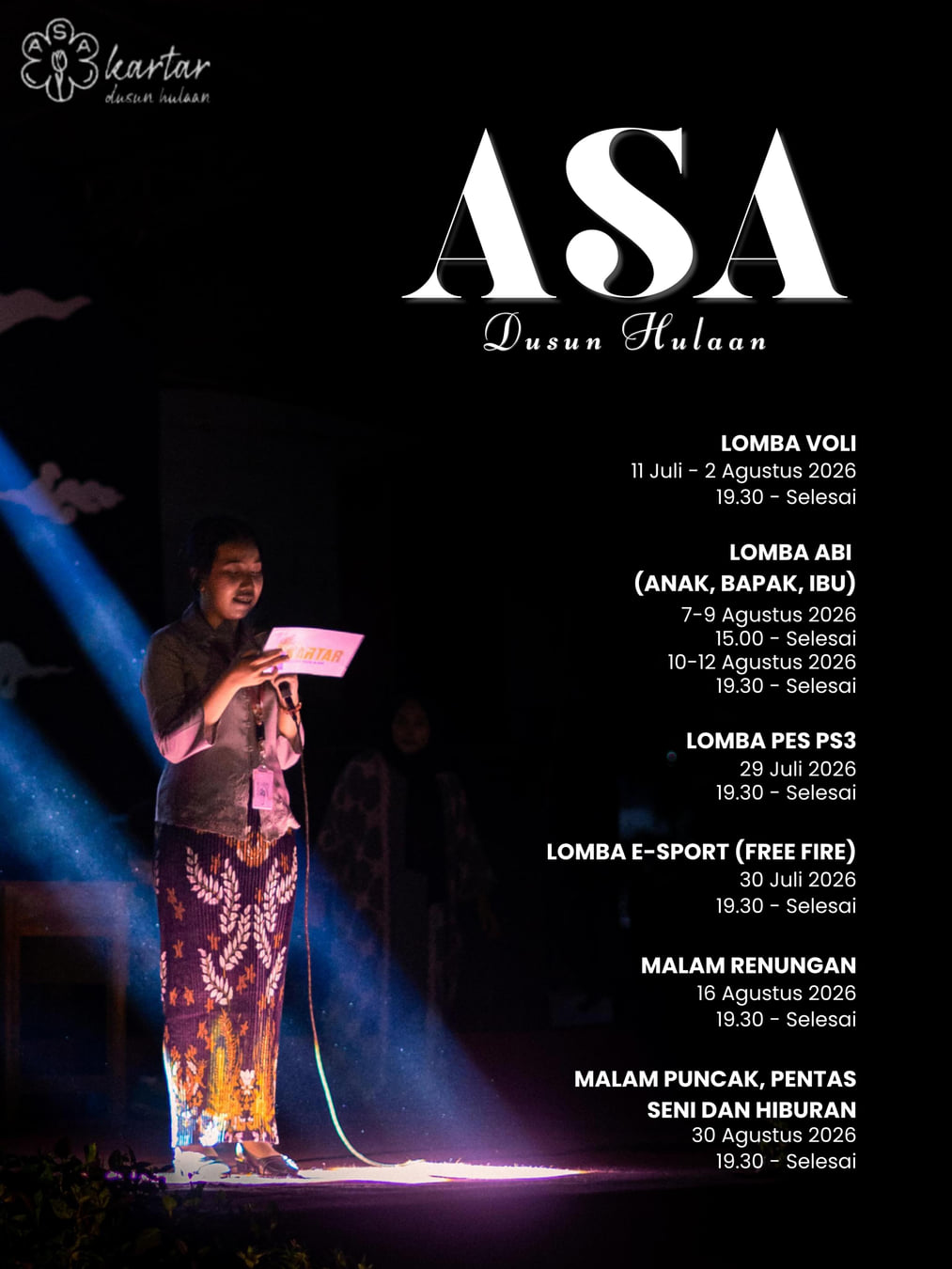 ASA Dusun Hulaan 2026 - Poster 2