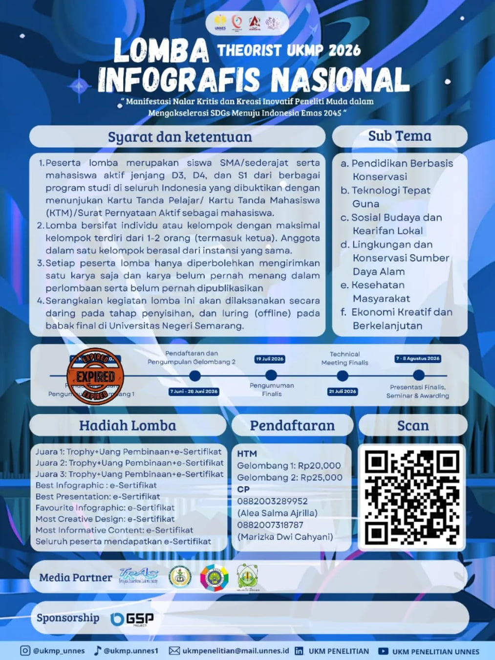 National Essay & Infographic Competition THEORIST UKMP 2026 - Poster 2