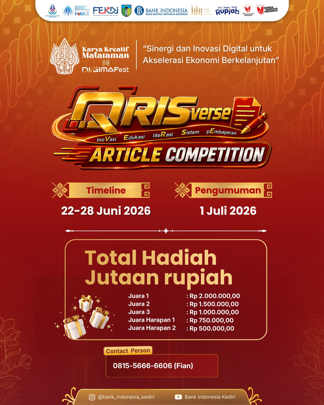 QRISverse Article Competition - Poster 2