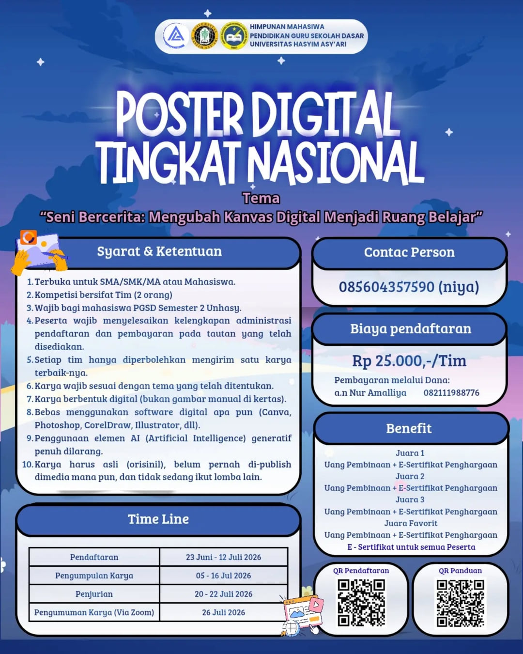 LOMBA POSTER DIGITAL TINGKAT NASIONAL (POSDIGNAS) 2026 - Poster 2
