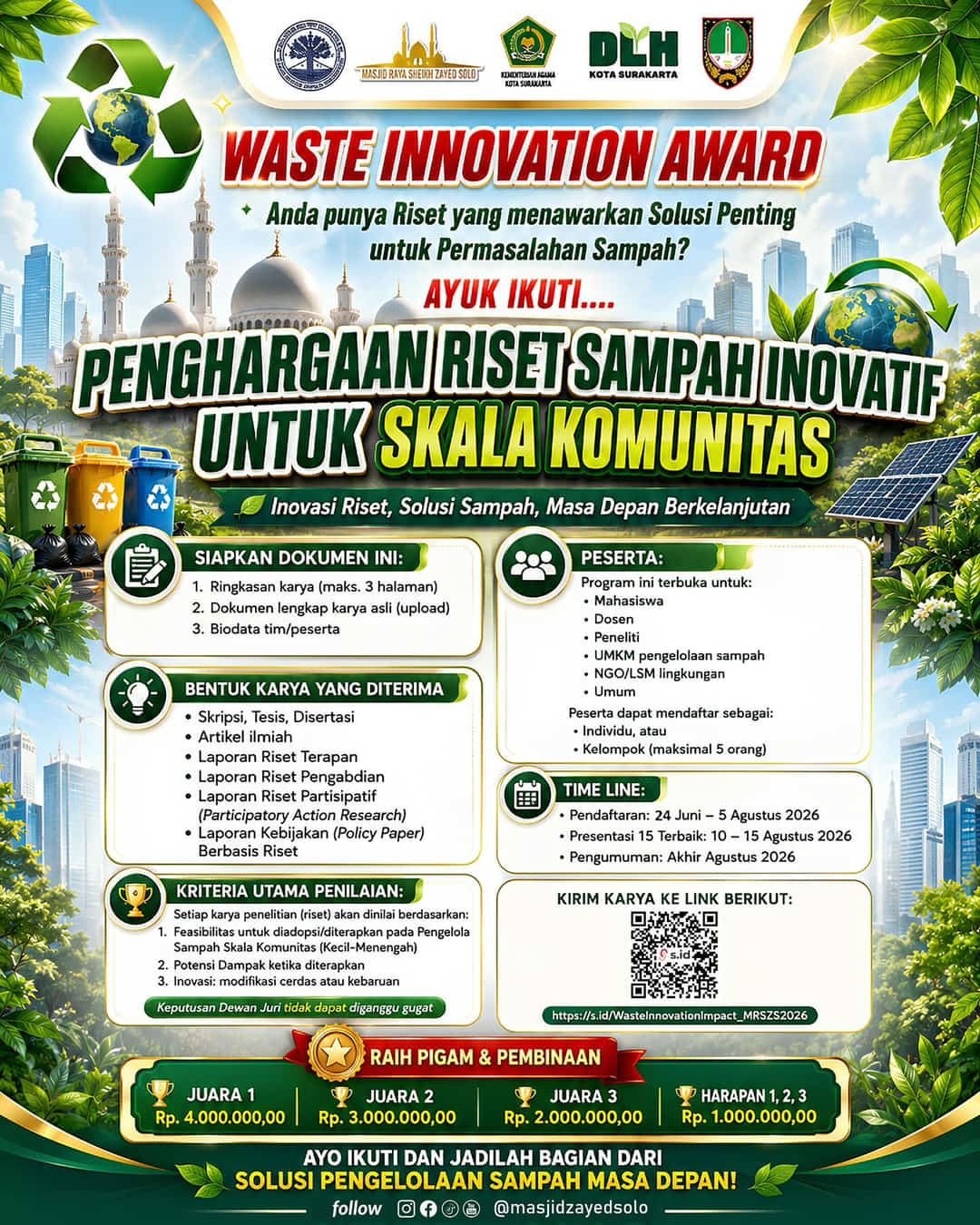 Waste Innovation Award (Penghargaan Riset Sampah Inovatif untuk Skala Komunitas) - Poster 2