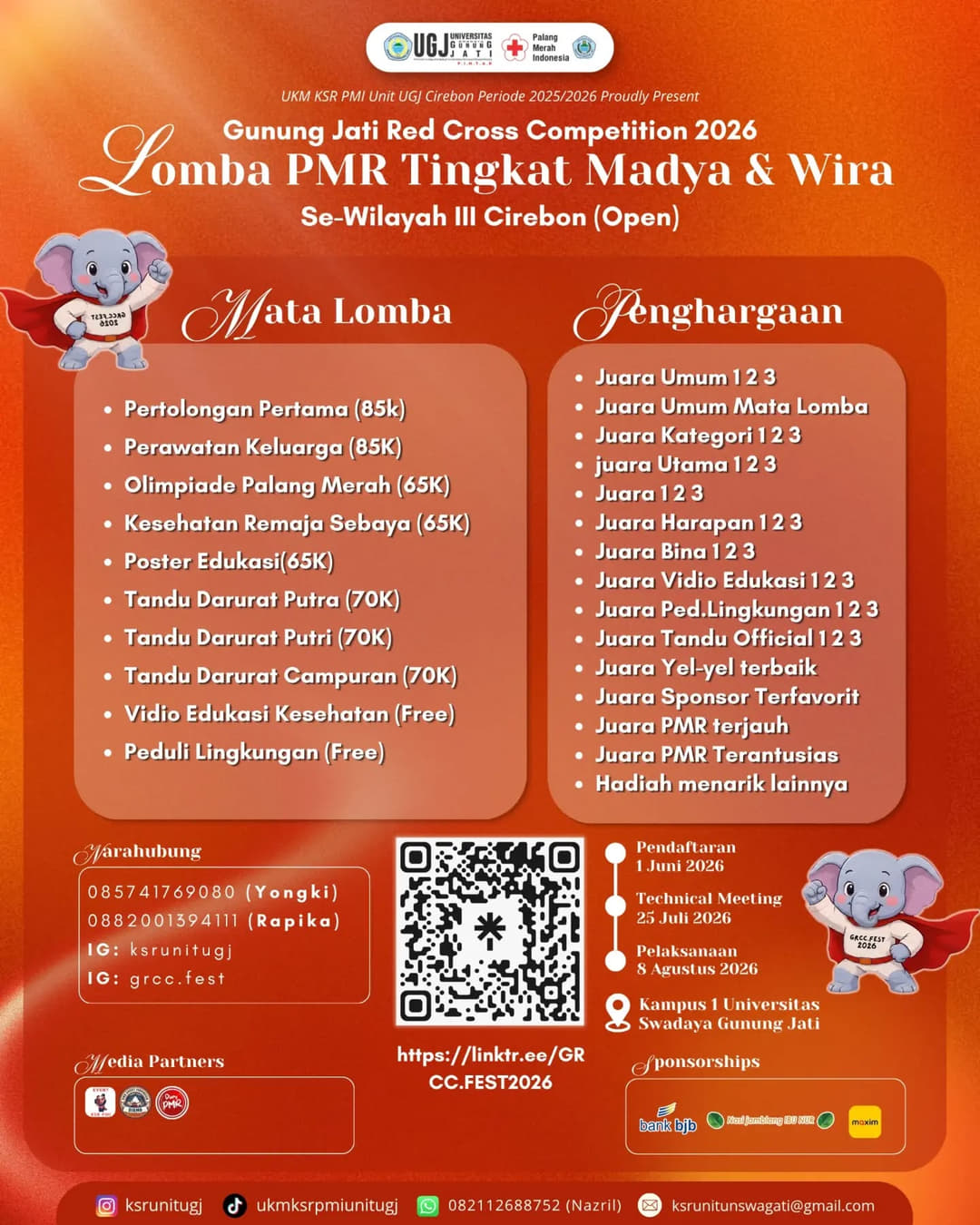 Gunung Jati Red Cross Competition Festival 2026 - Poster 2
