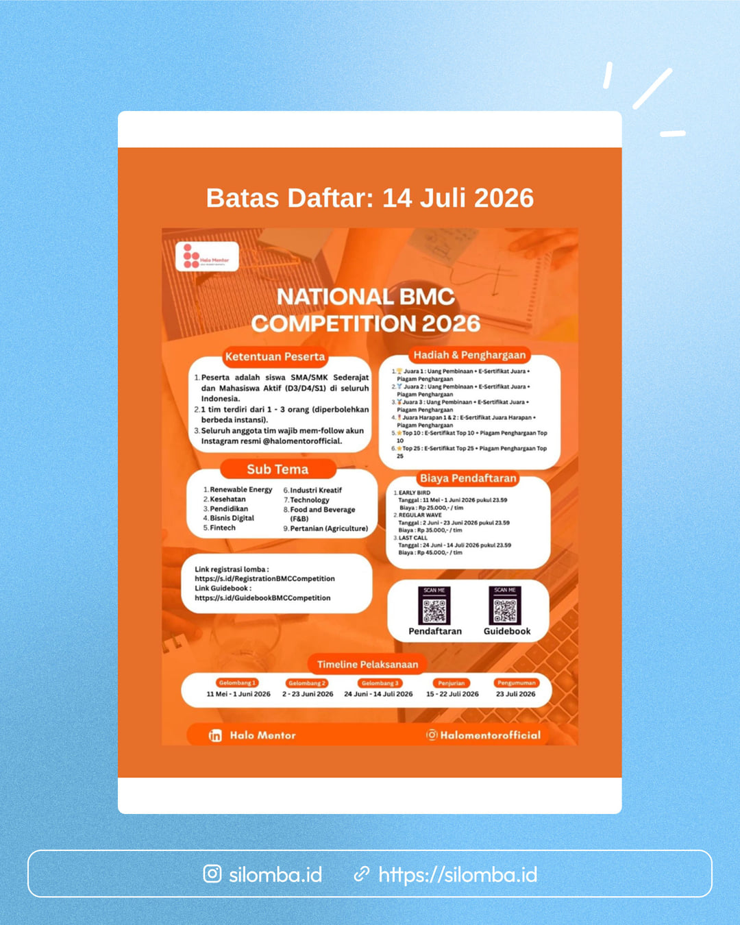 NATIONAL BMC COMPETITION 2026 - Poster 1