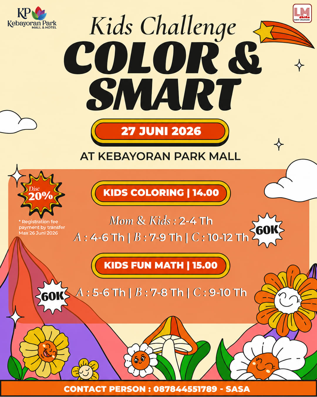 Kids Challenge: Color & Smart! - Poster 2
