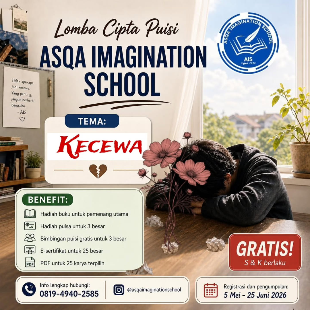 Lomba Cipta Puisi ASQA IMAGINATION SCHOOL - Poster 2