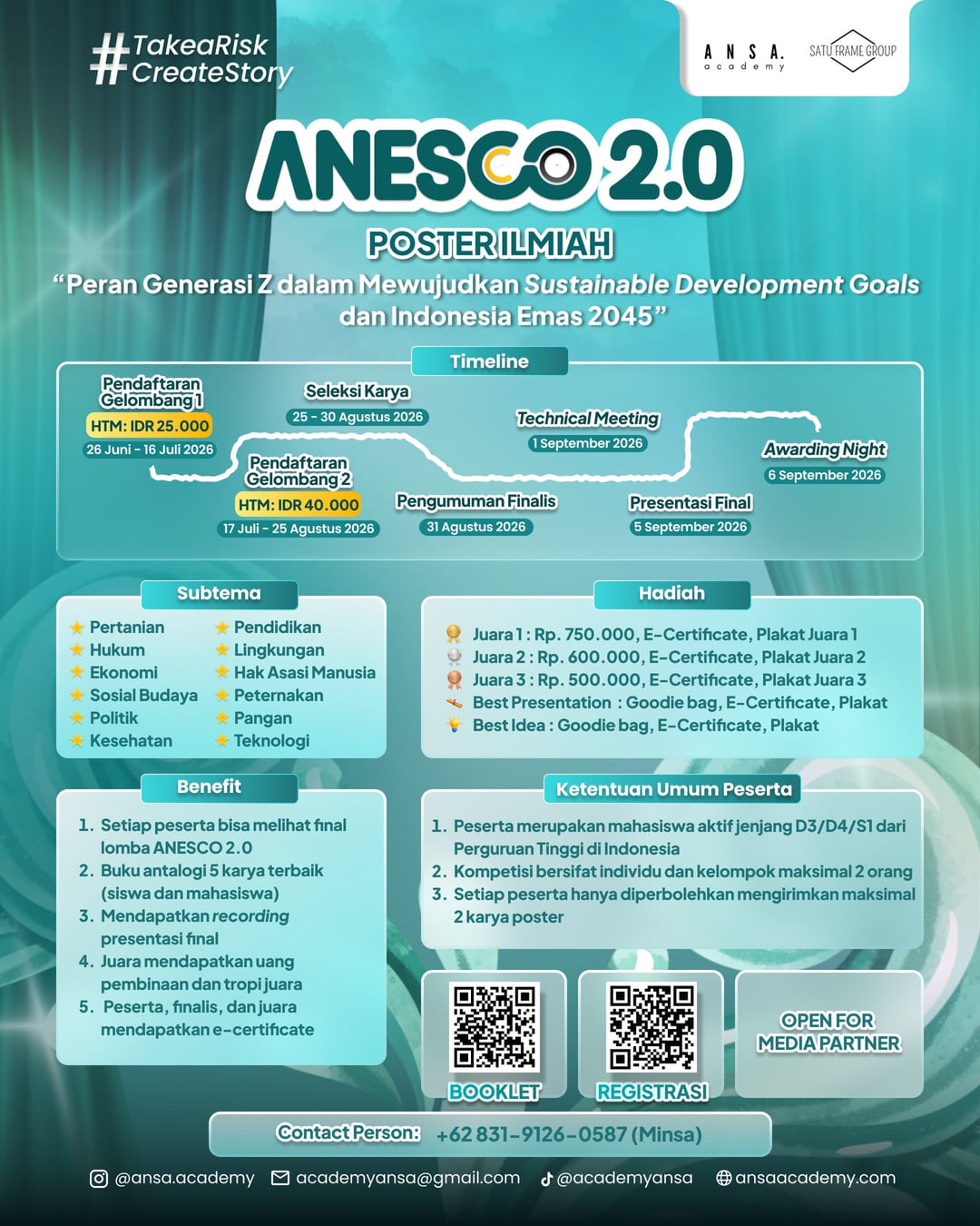 ANSA SCIENTIFIC COMPETITION 2.0 (ANESCO 2.0) - POSTER ILMIAH - Poster 2