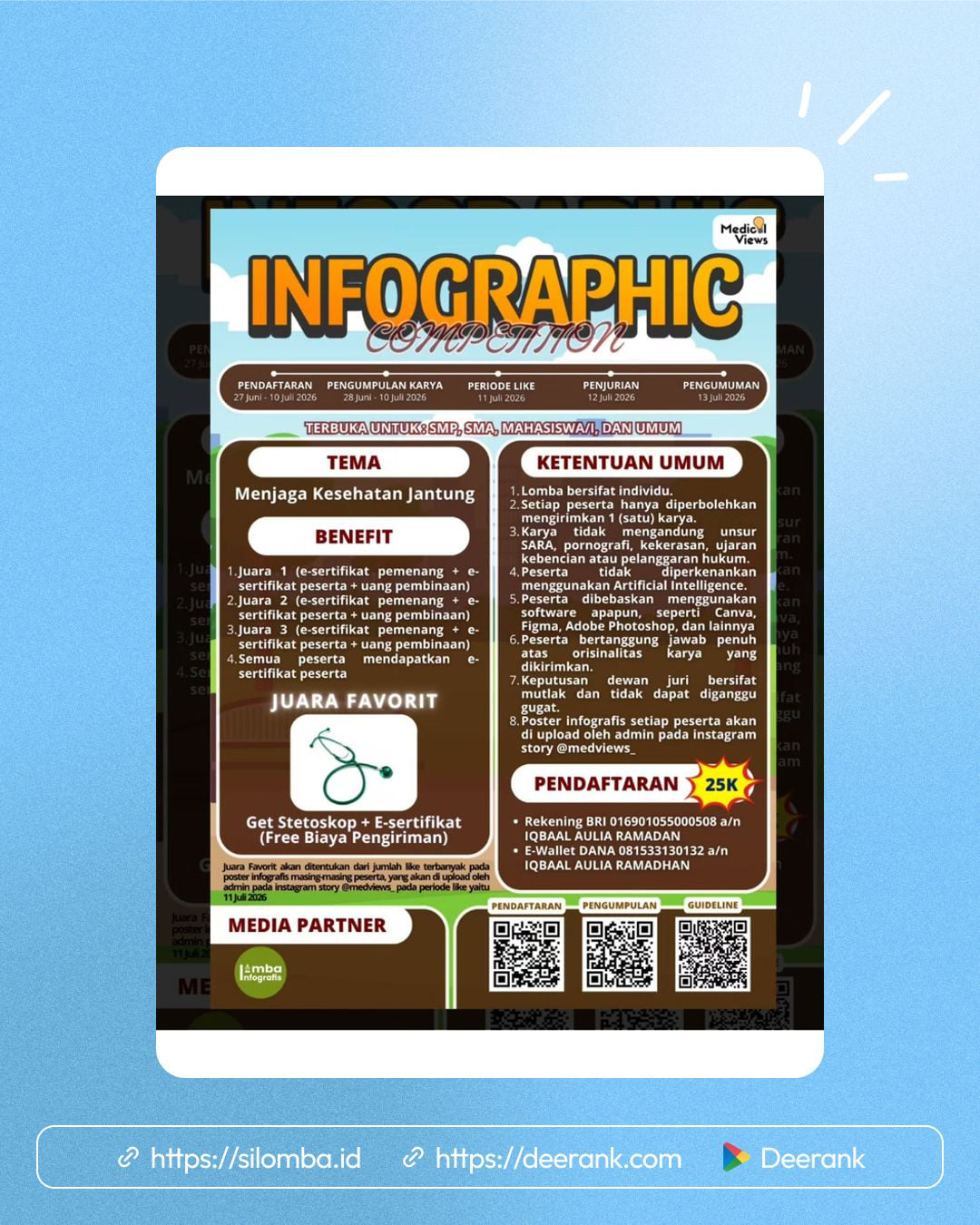 INFOGRAPHIC COMPETITION 2026 - Poster 1