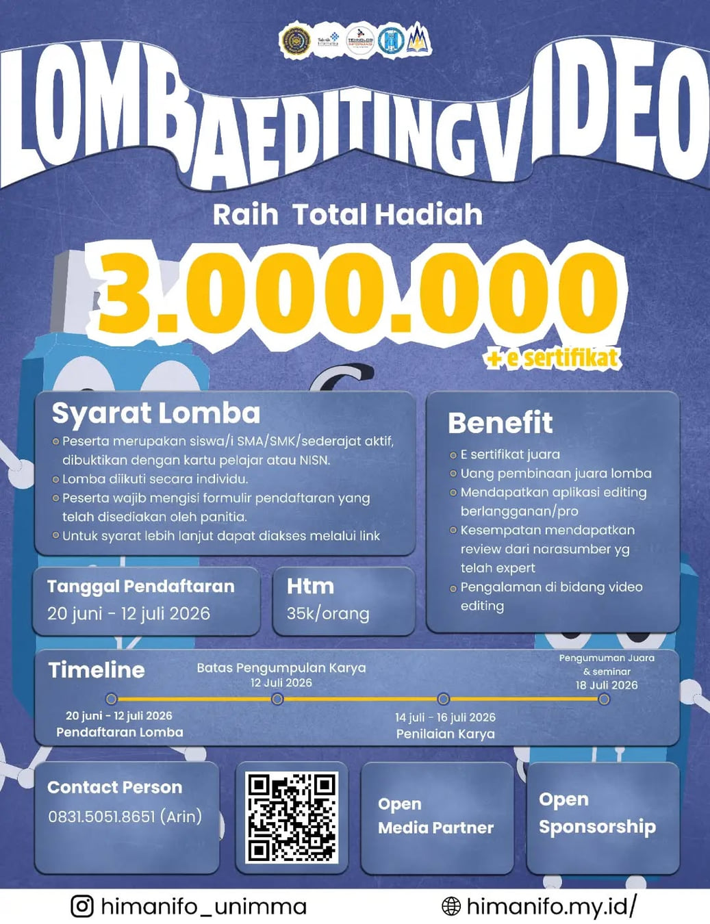 LOMBA EDITING VIDEO 2026 - Poster 2