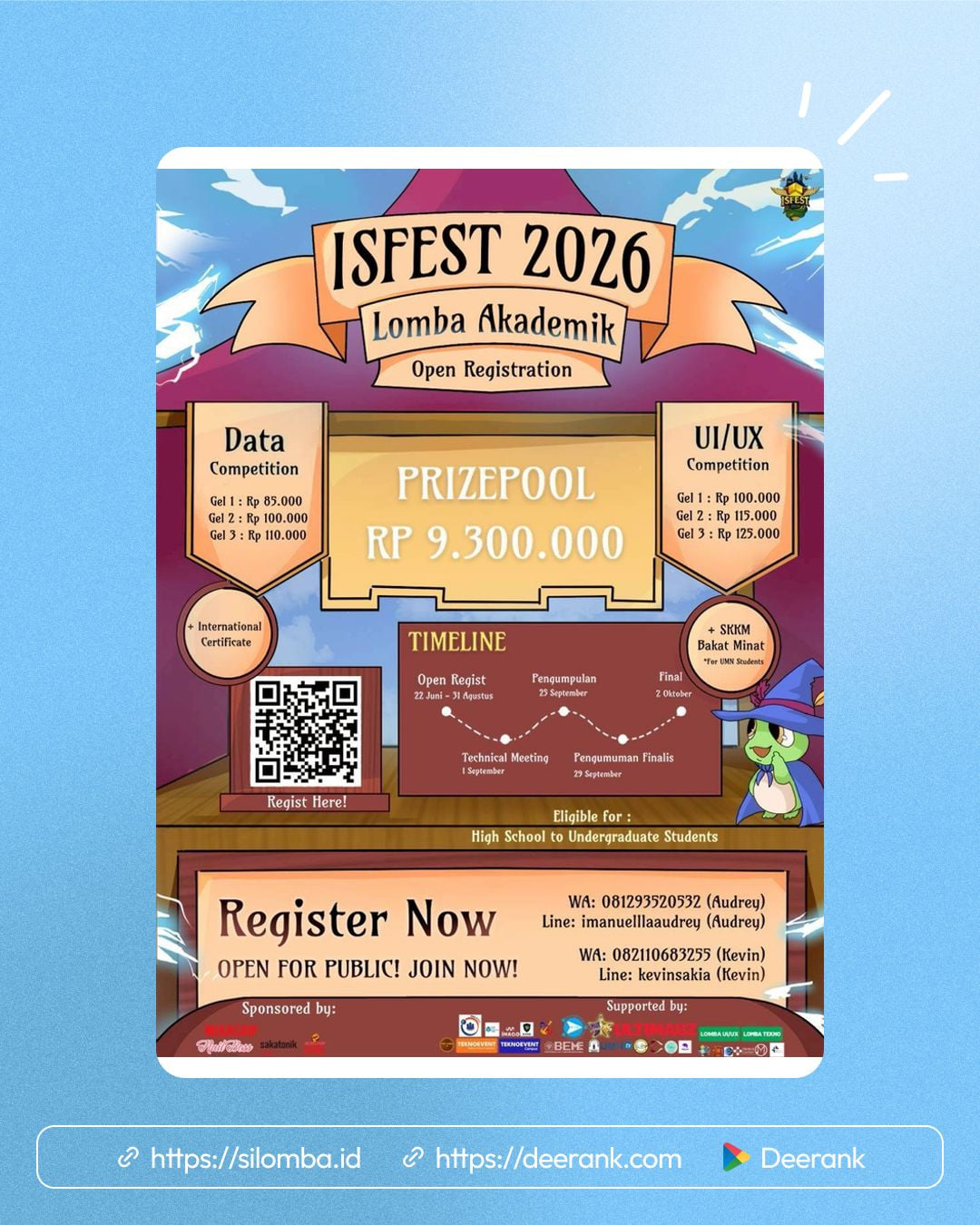 Academic Competition ISFEST 2026 - Poster 1