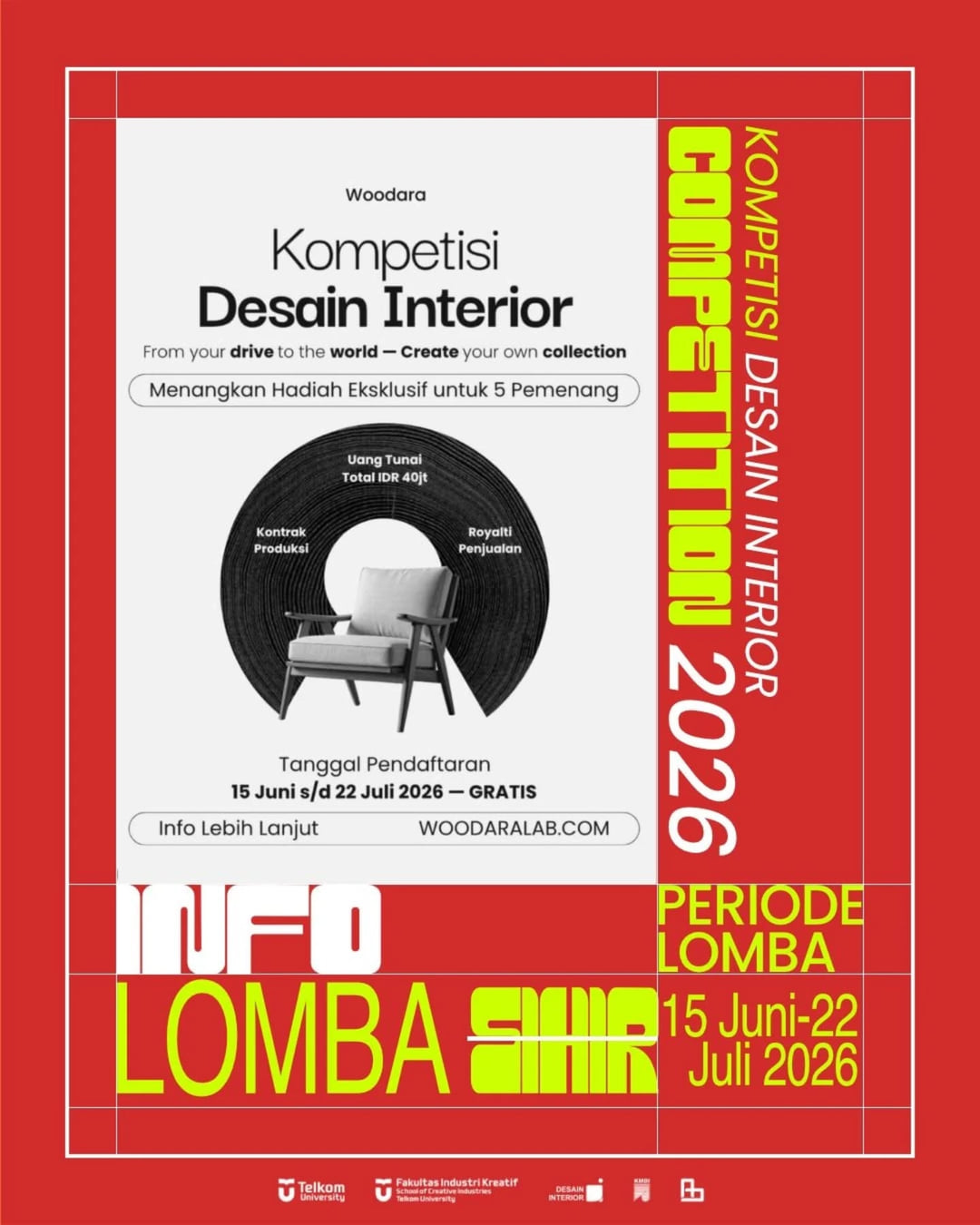 Kompetisi Desain Interior Woodara 2026 - Poster 2