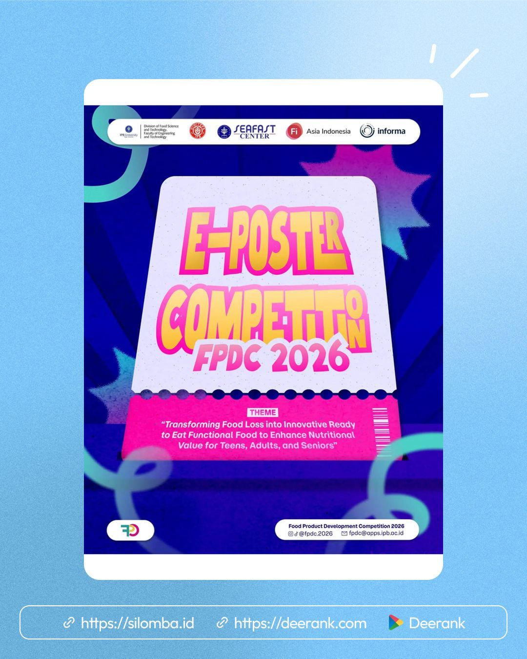 E-Poster Competition FPDC 2026 - Poster 1