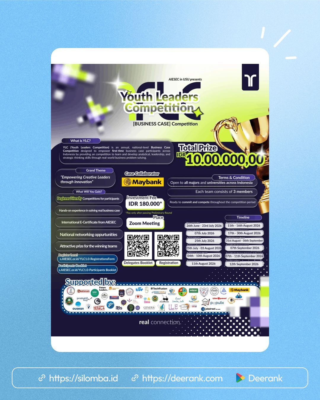Youth Leaders Competition (YLC) 1.0 2026 - Poster 1