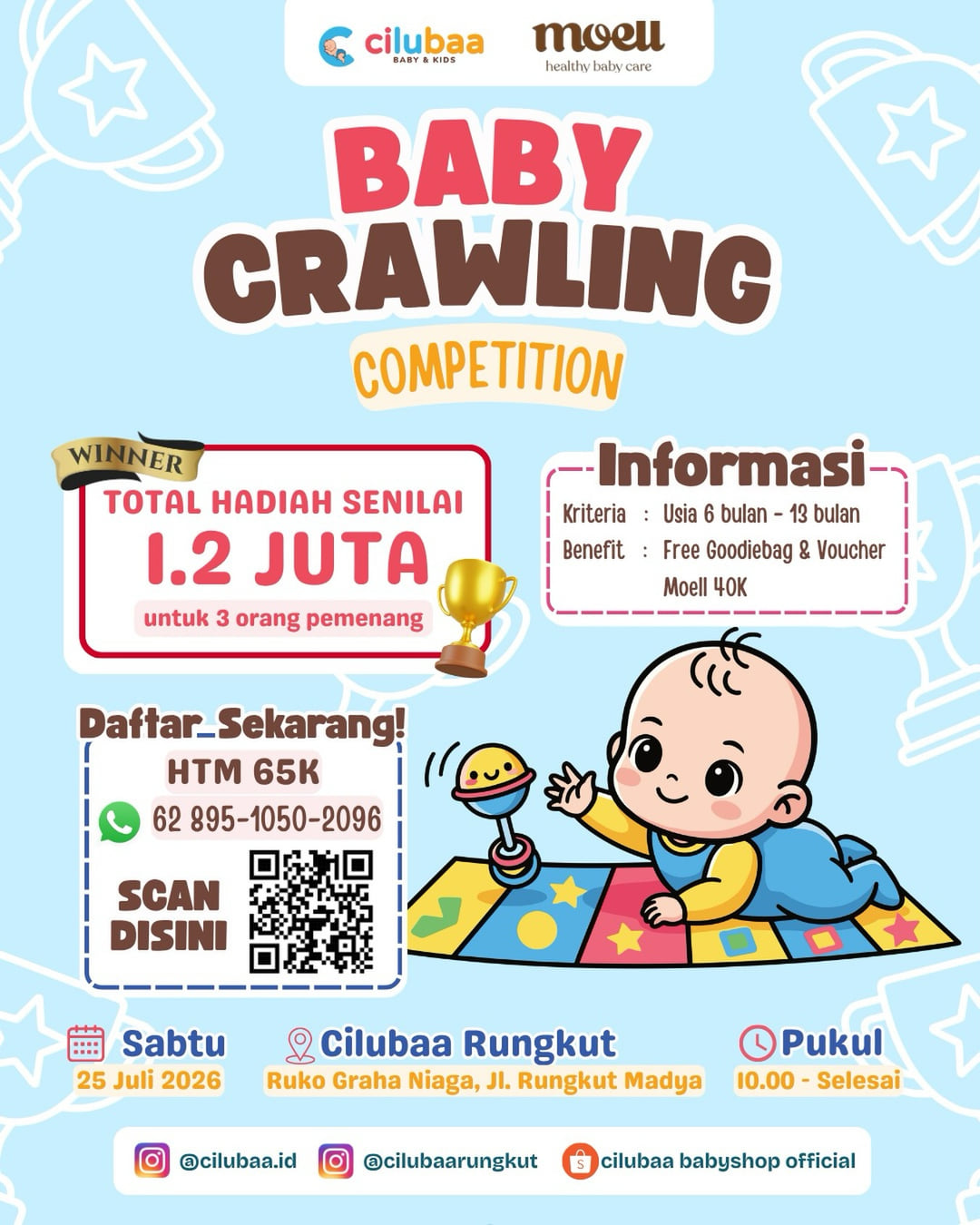 Baby Crawling Competition - Poster 2