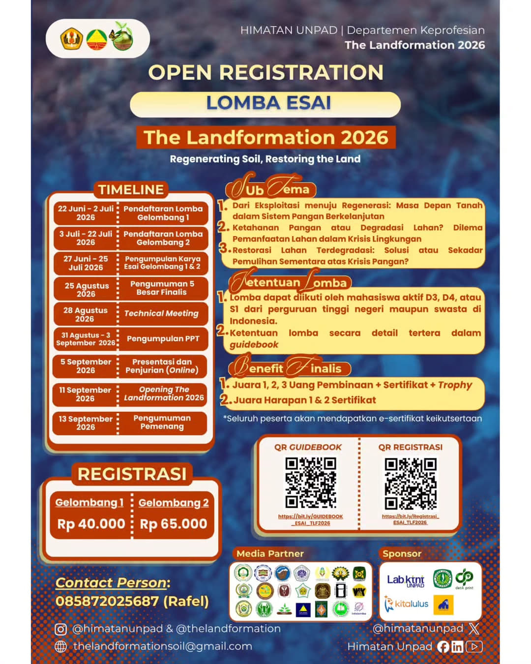 The Landformation Competition 2026 - Poster 2