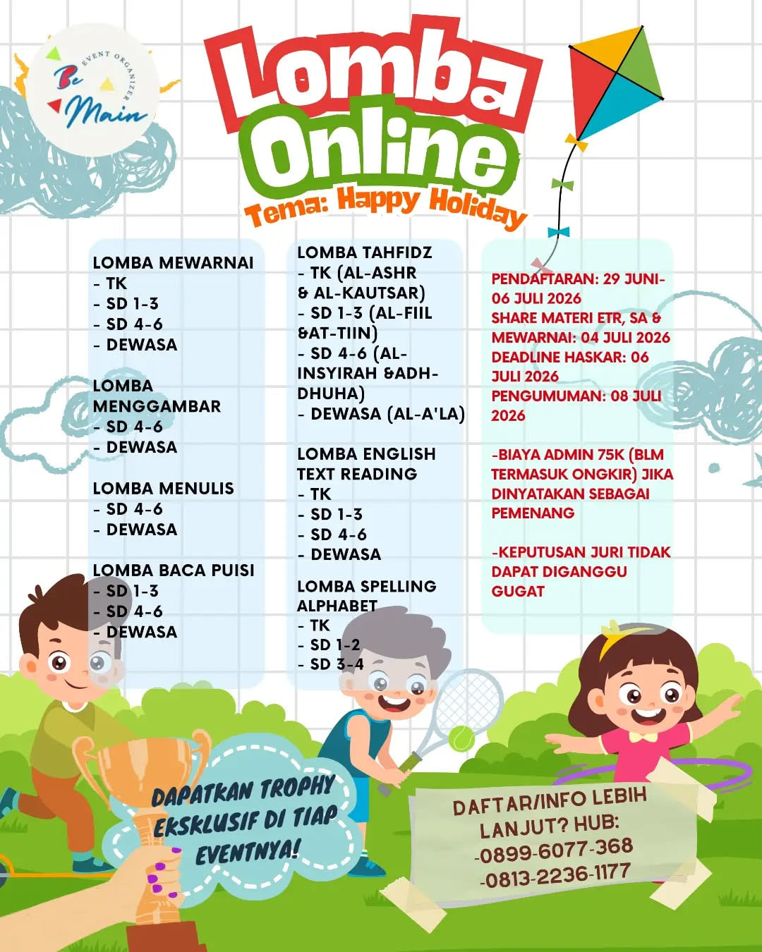 Lomba Online dari Bemain - Poster 2