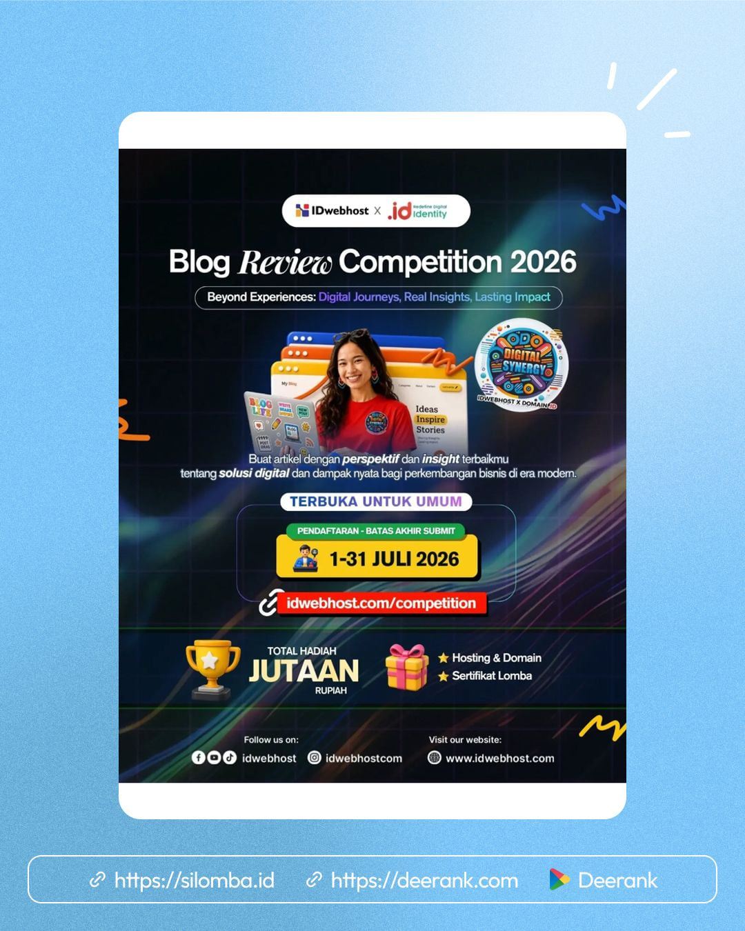 Blog Review Competition 2026 - Poster 1
