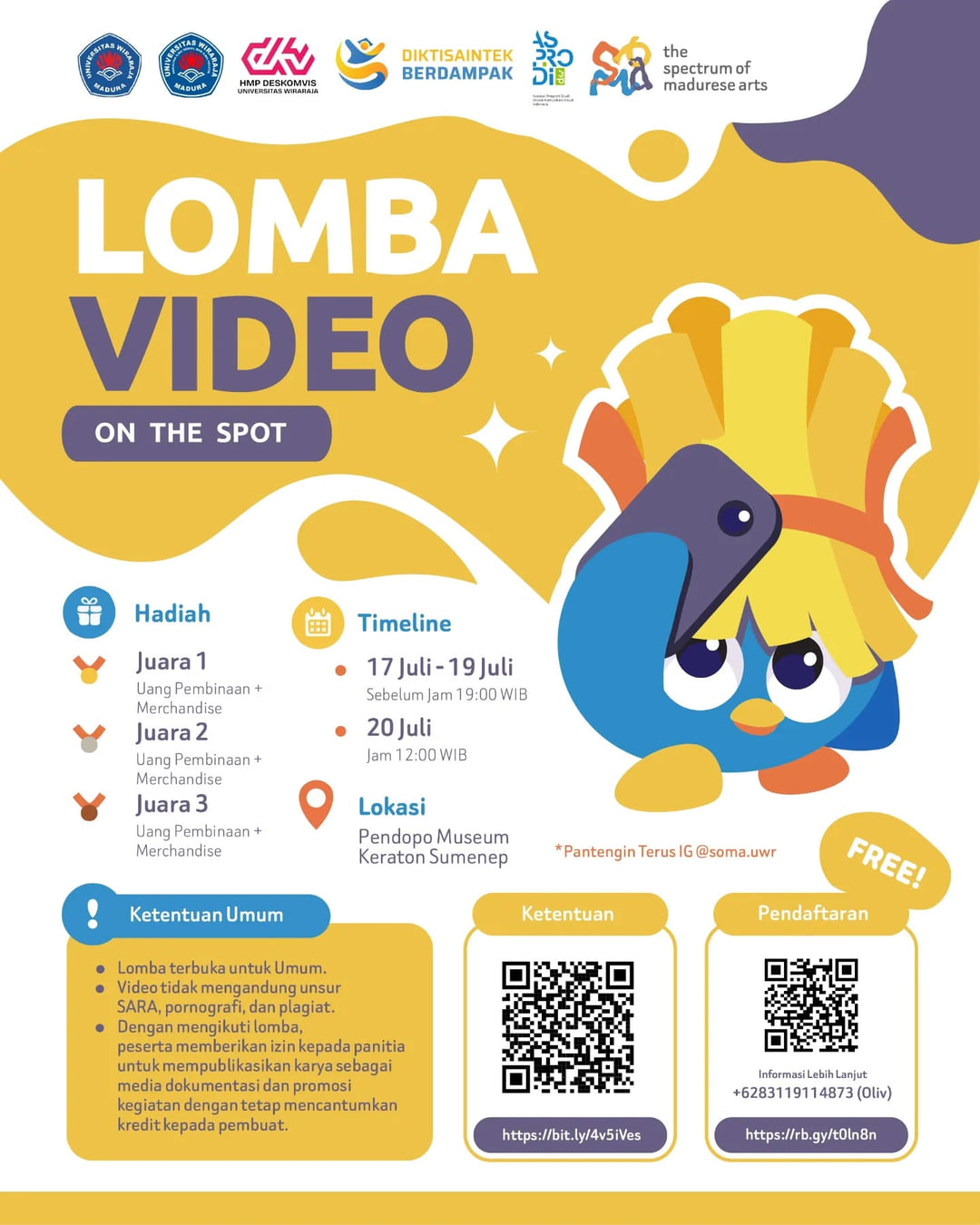 Lomba Video On The Spot SOMA RAYA - Poster 2