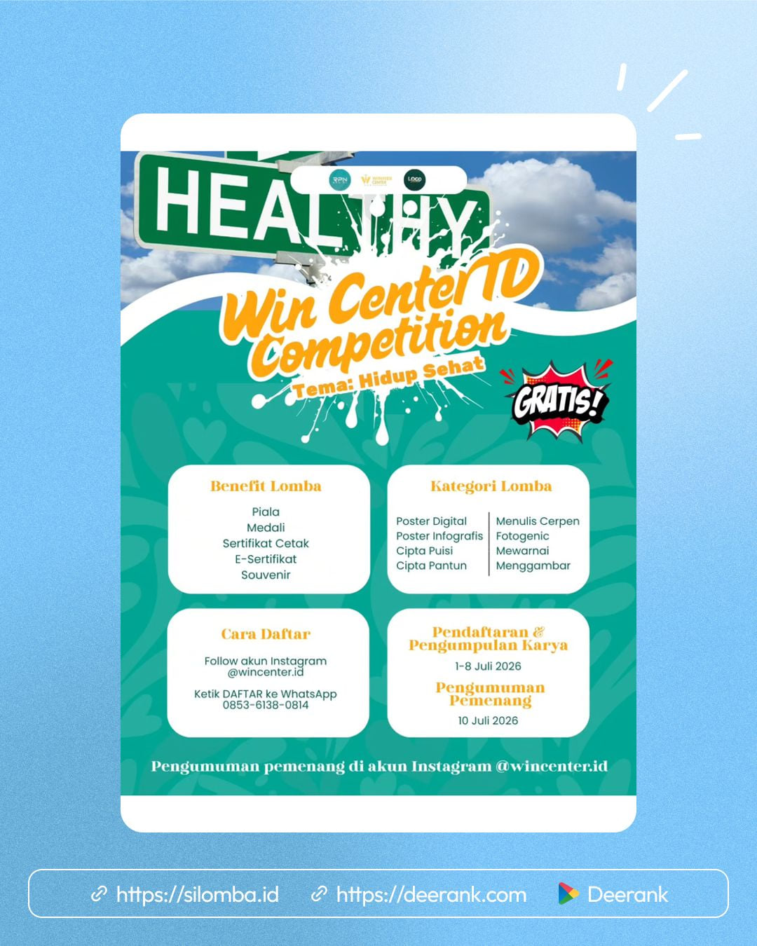 Win Center ID Competition - Poster 1