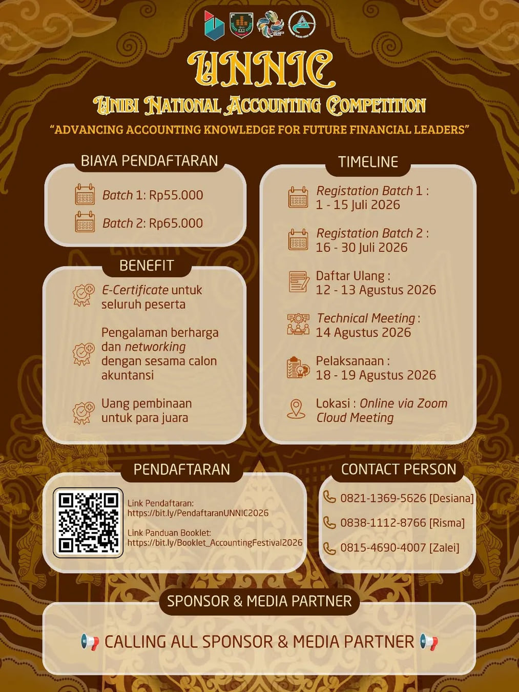 UNIBI National Accounting Competition (UNNIC) 2026 - Poster 2