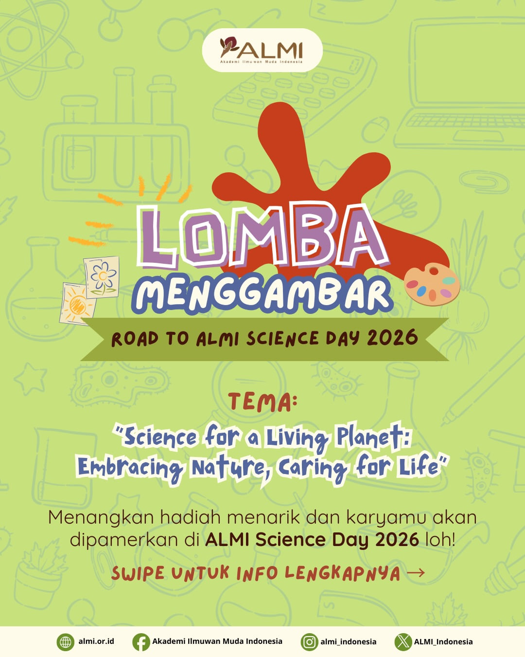 Lomba Menggambar Road to ALMI Science Day 2026 - Poster 2