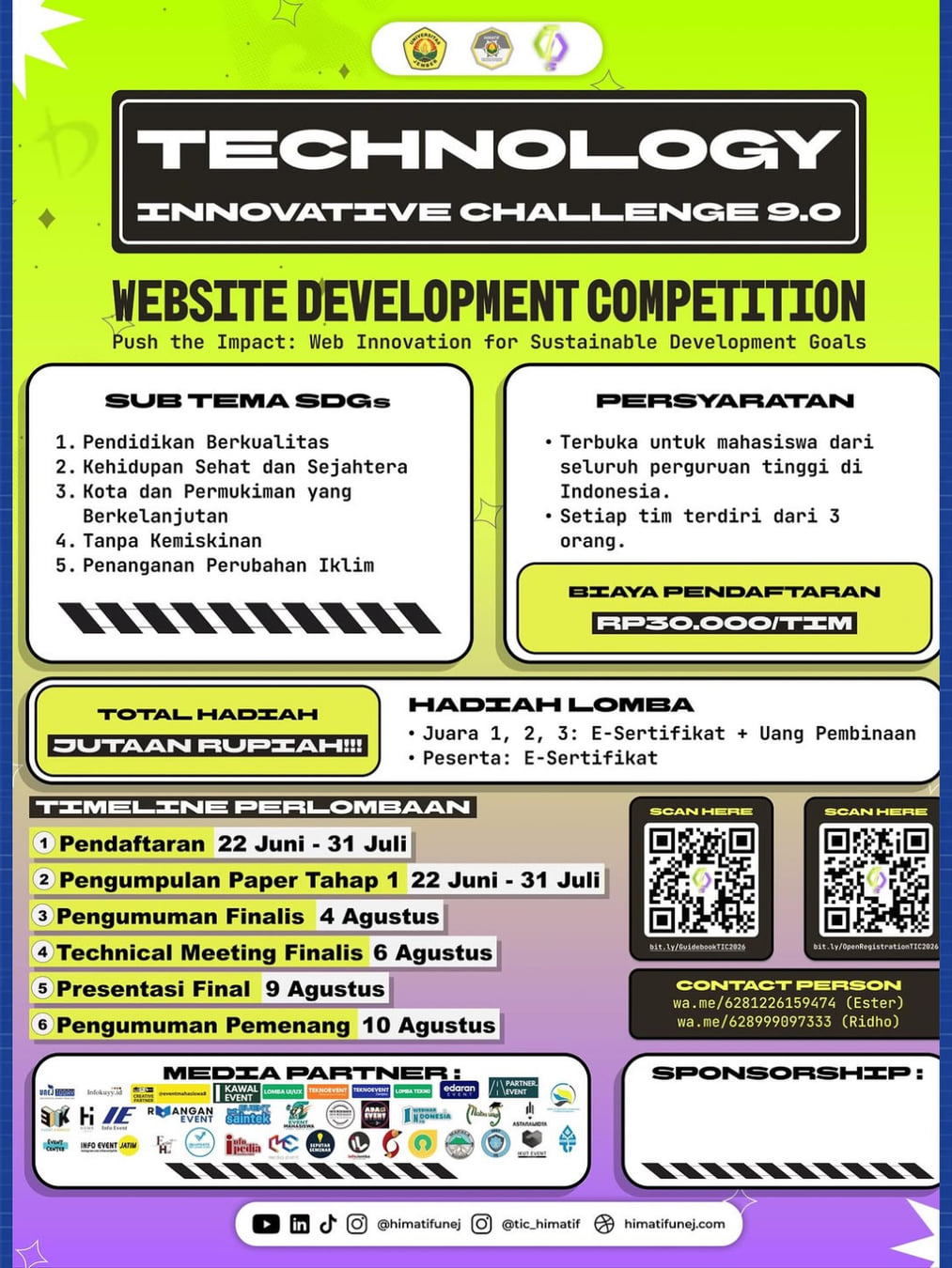 Technology Innovative Challenge 9.0 (TIC 9.0) - Poster 2