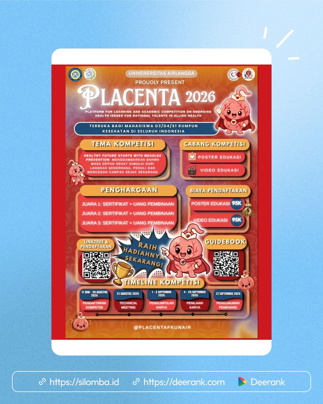 LOMBA POSTER & VIDEO EDUKASI NASIONAL PLACENTA 2026 - Poster 1