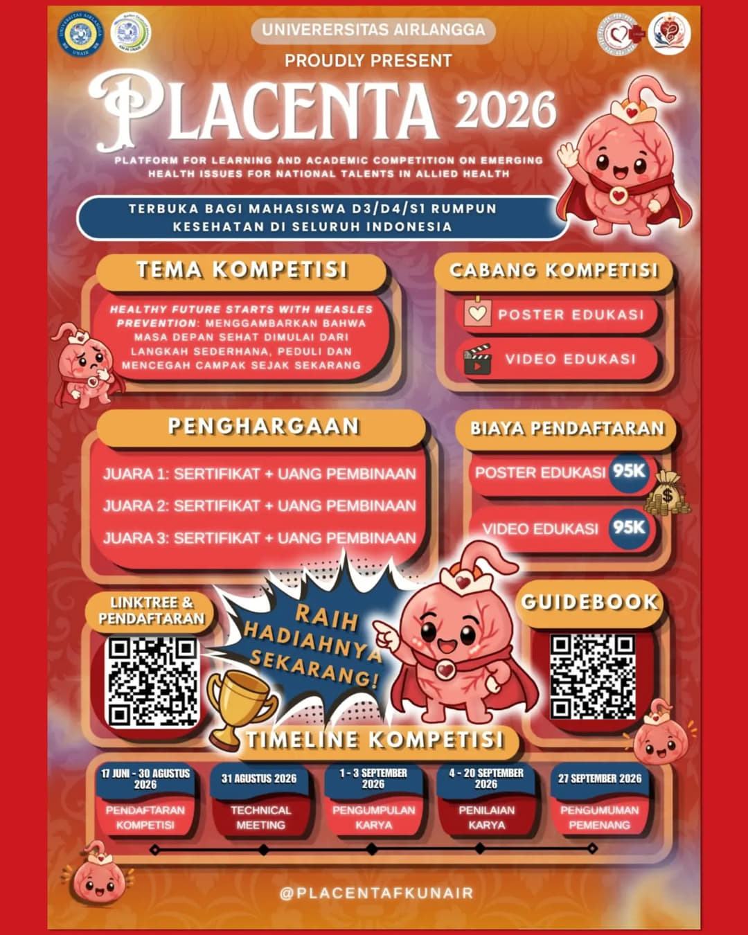 LOMBA POSTER & VIDEO EDUKASI NASIONAL PLACENTA 2026 - Poster 2