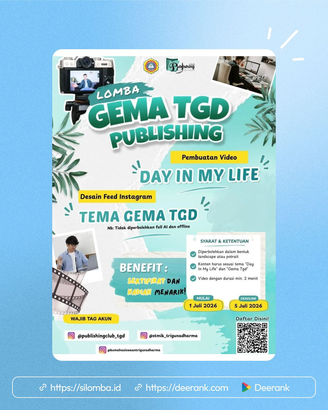 LOMBA GEMA TGD PUBLISHING - Poster 1