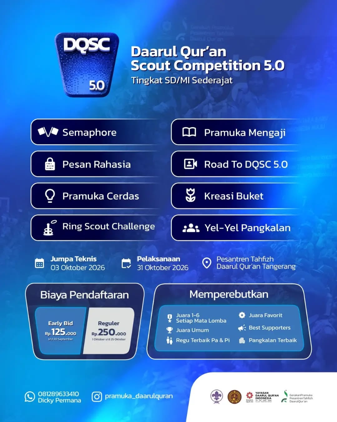 Daarul Qur'an Scout Competition 5.0 - Poster 2