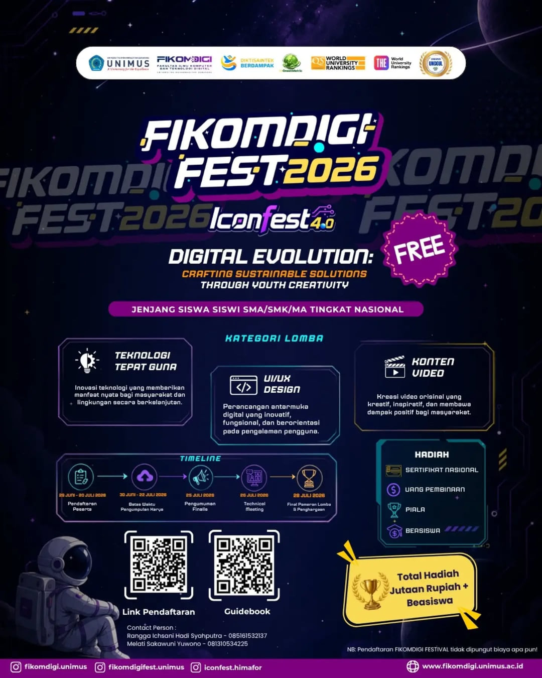 FIKOMDIGI FEST 2026 x ICONFEST 4.0 - Poster 2