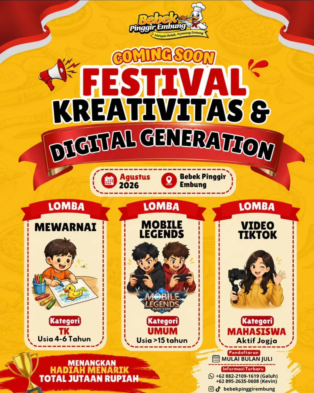 FESTIVAL KREATIVITAS & DIGITAL GENERATION 2026 - Poster 2