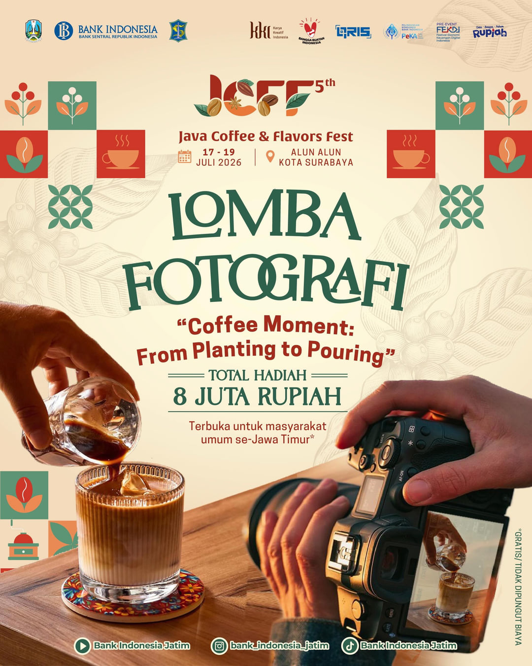 Lomba Fotografi Java Coffee & Flavors Fest (JCFF) 2026 - Poster 2