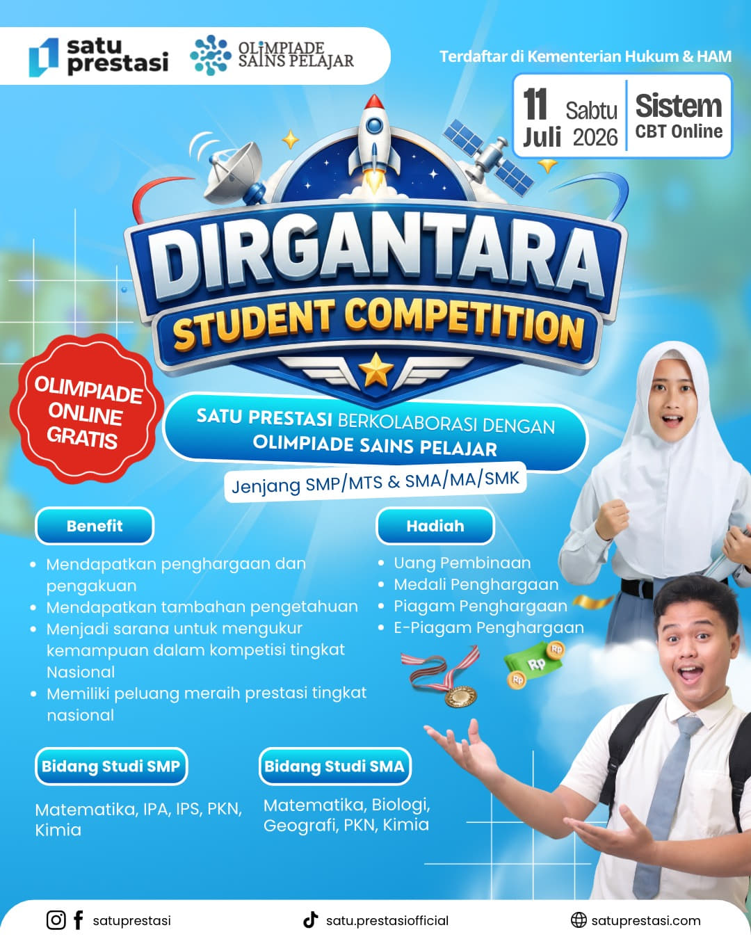 DIRGANTARA STUDENT COMPETITION - Poster 2