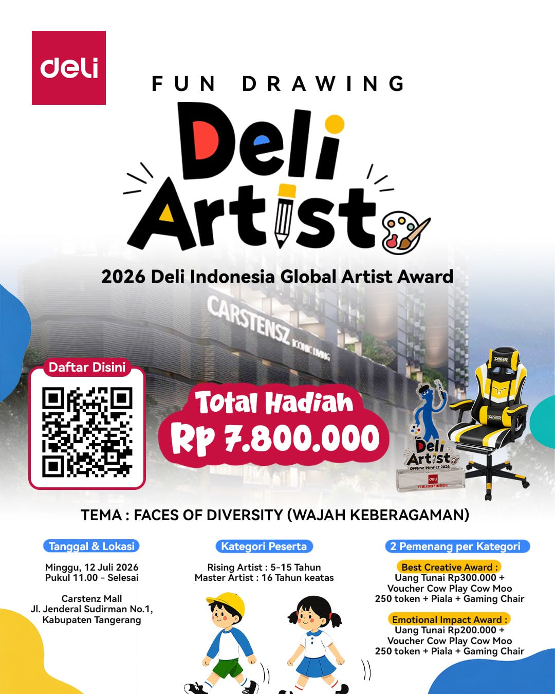 Fun Drawing Deli Artist 2026 Deli Indonesia Global Artist Award - Poster 2