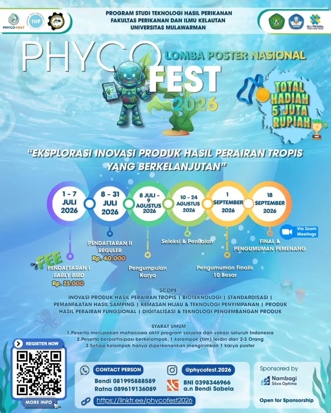 Lomba Poster Nasional PHYCO-FEST 2026 - Poster 2