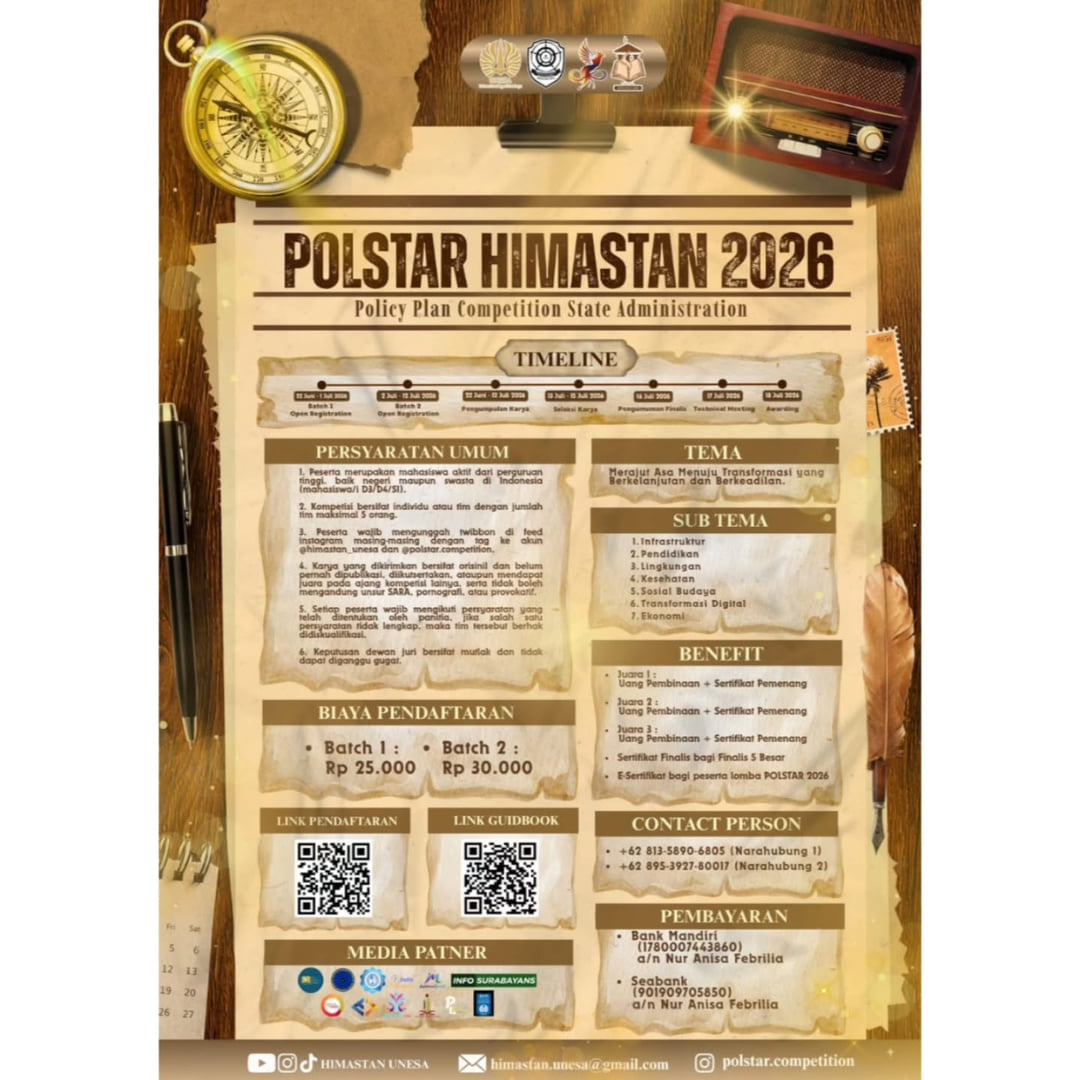 Policy Plan Competition State Administration (POLSTAR) 2026 - Poster 2