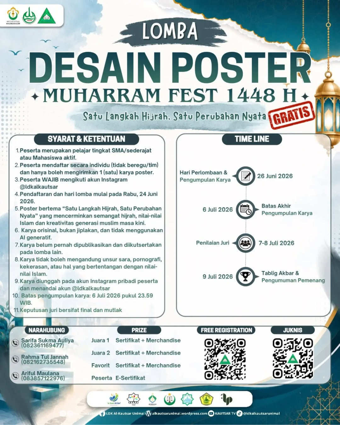 Lomba Desain Poster Muharram Fest 1448 H - Poster 2