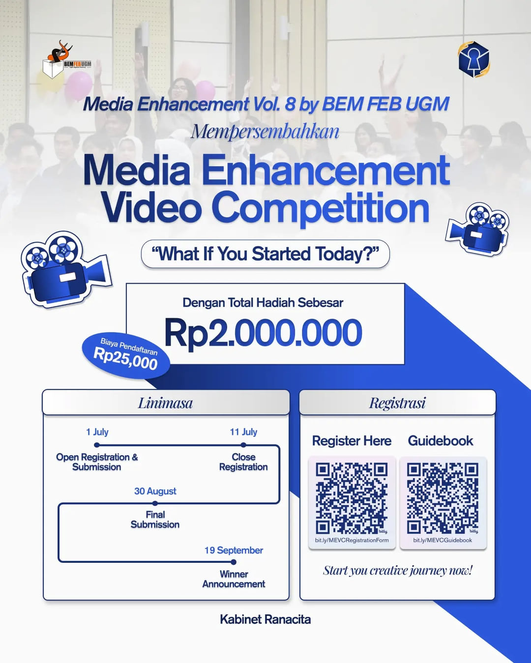 MEDIA ENHANCEMENT VIDEO COMPETITION 2026 - Poster 2