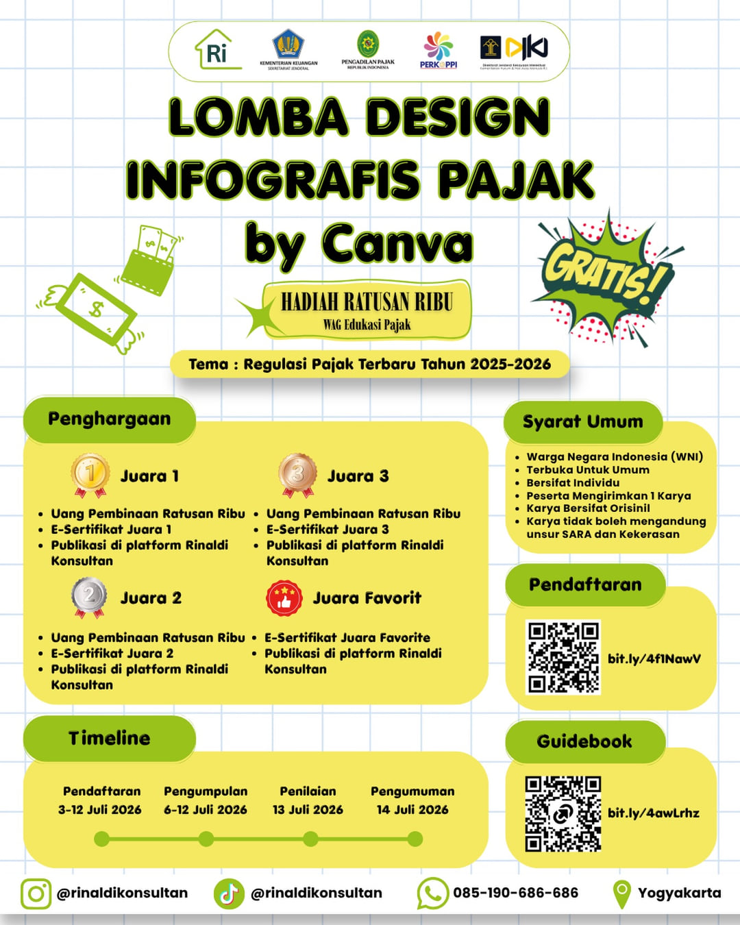 Lomba Design Infografis Pajak by Canva - Poster 2