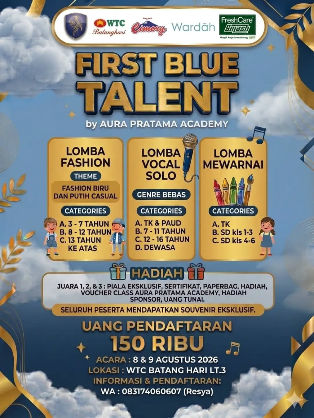 FIRST BLUE TALENT by Aura Pratama Academy - Poster 2