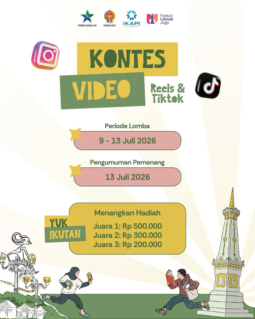 Kontes Video Festival Literasi Jogja 2026 - Poster 2