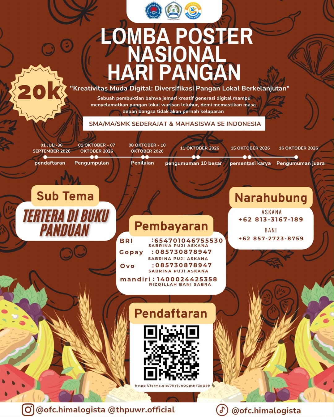 Lomba Poster Nasional Hari Pangan 2026 - Poster 2