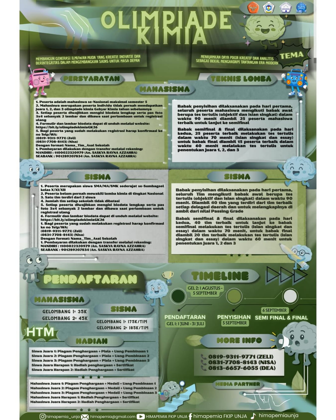 Olimpiade Kimia (OK) Gebyar Kimia-Kimia Cobalt-2026 - Poster 2