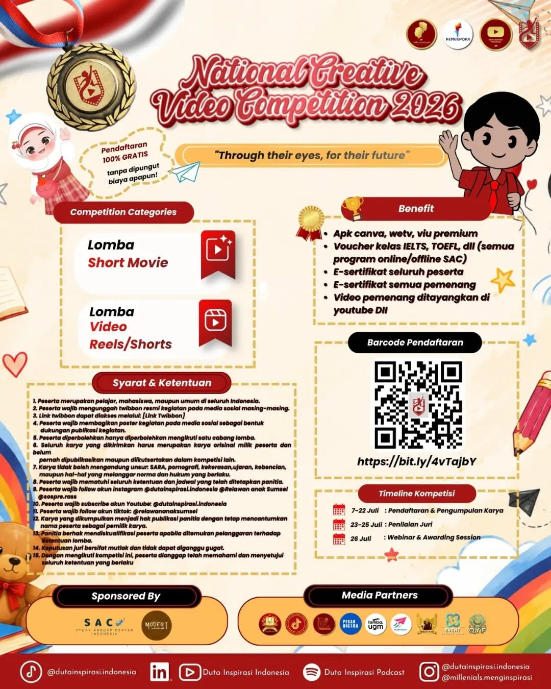 National Creative Video Competition 2026 - Poster 2