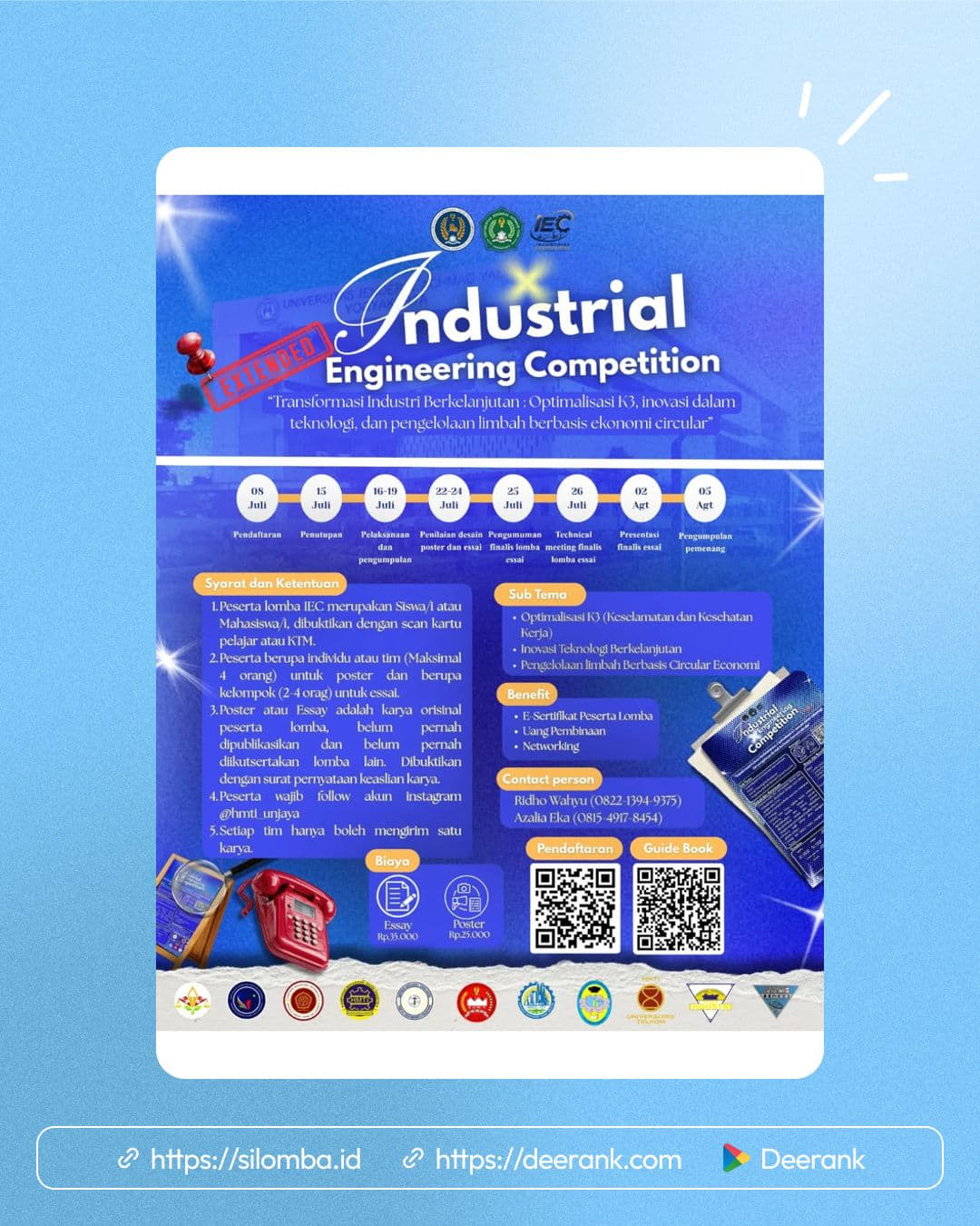 Industrial Engineering Competition (IEC) 2026 - Poster 1