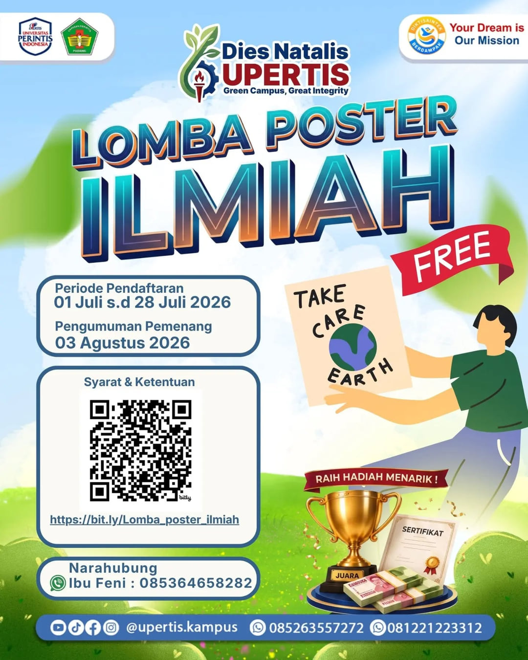 Lomba Poster Ilmiah Dies Natalis UPERTIS 2026 - Poster 2