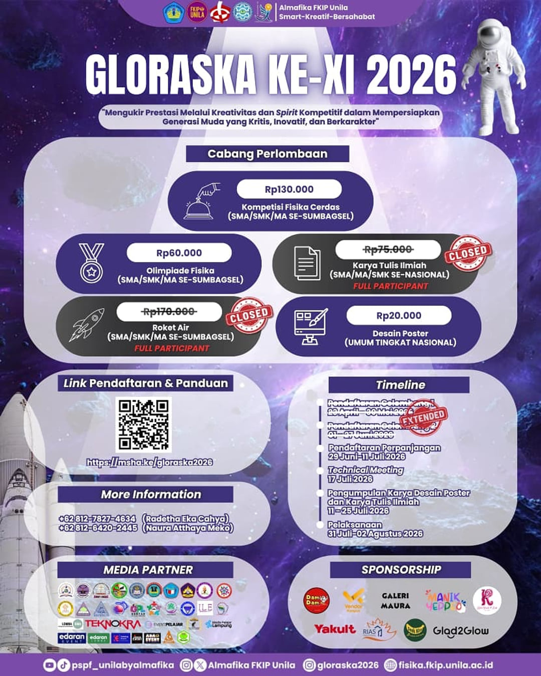 Gloraska Ke-XI 2026 - Poster 2